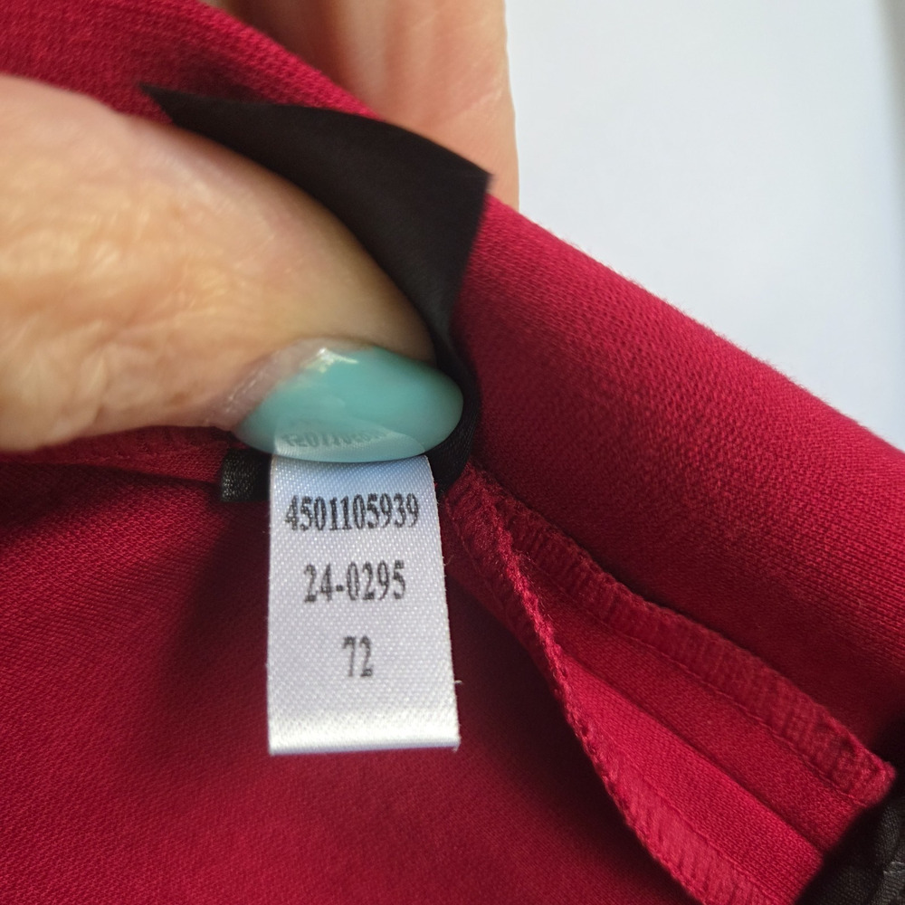 WHBM Magenta/Berry Military Band Jacket Women’s 8 Silver Buttons Peplum Blazer - Picture 9 of 9